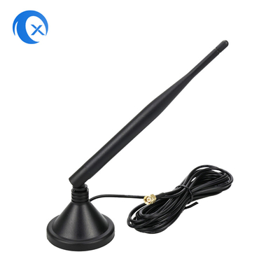 2.4G 5 DBi 5g 5.8g WiFi Omnidirectional Magnet Mount Antenna SMA Bağlantısı ile Ağ Kartı için