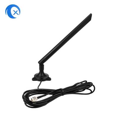 2.4G 5 DBi 5g 5.8g WiFi Omnidirectional Magnet Mount Antenna SMA Bağlantısı ile Ağ Kartı için