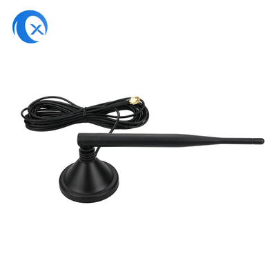 2.4G 5 DBi 5g 5.8g WiFi Omnidirectional Magnet Mount Antenna SMA Bağlantısı ile Ağ Kartı için