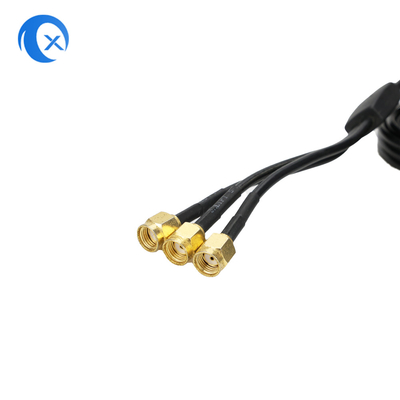 2.4G / 5G Üçlü 7dBi Anten WiFi Bluetooth Kablosuz Genişletici RP-SMA Erkek Bağlantısıyla Manyetik Montaj Anten