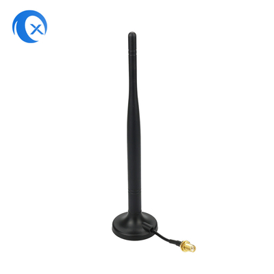 2.4G 5.8g Çift Bantlı 7 DBi WiFi Genişletici SMA Kadın Bağlantısı ile Manyetik Montaj Anten