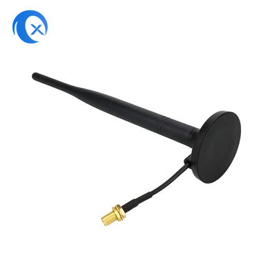 2.4G 5.8g Çift Bantlı 7 DBi WiFi Genişletici SMA Kadın Bağlantısı ile Manyetik Montaj Anten