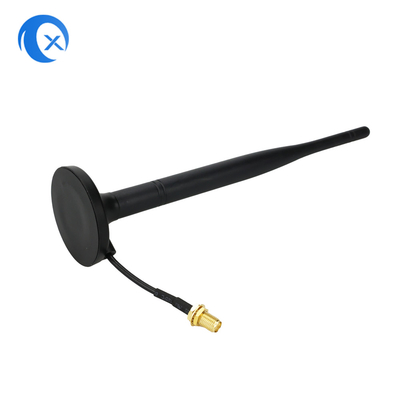 2.4G 5.8g Çift Bantlı 7 DBi WiFi Genişletici SMA Kadın Bağlantısı ile Manyetik Montaj Anten