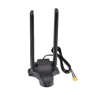 WiFi 6E Anten Üç Bant 2.4GHz 5GHz 6GHz Manyetik Temel WiFi Antenler PC Masaüstü Kablosuz Router için RP-SMA Bağlantısı