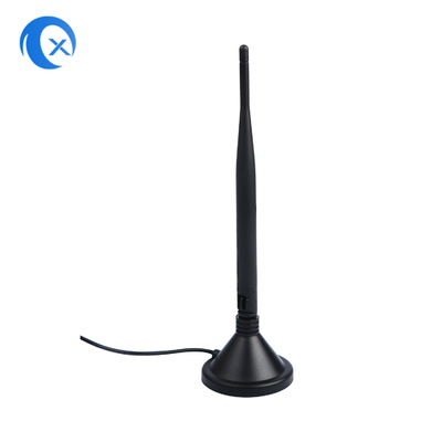2.4G 5 DBi WiFi Genişletici Sinyal Kablosuz İletişim için SMA erkek bağlantısı ile manyetik montajlı anten