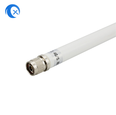 2.4G + 5.8G Çift Bant Yüksek Kazançlı 7DBi WiFi Dış Su geçirmez Cam Elyaf Anteni N Erkek Bağlantısı ile