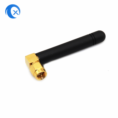 2.4G WiFi Sağ Köşeli SMA Erkek Bağlayıcı Yüksek Kazanç 2dBi GSM Rubber Duck Antenna Router için