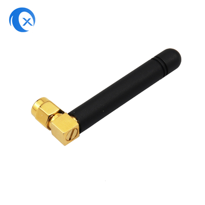 2.4G WiFi Sağ Köşeli SMA Erkek Bağlayıcı Yüksek Kazanç 2dBi GSM Rubber Duck Antenna Router için