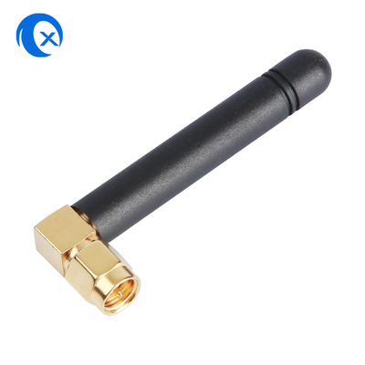 2.4G WiFi Sağ Köşeli SMA Erkek Bağlayıcı Yüksek Kazanç 2dBi GSM Rubber Duck Antenna Router için