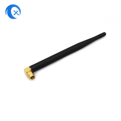 SMA Er Connector Mount High Gain 5dBi 868MHz 2.4G Anten NFC sabit sağ açı WiFi Rubber Duck Antenna for Router
