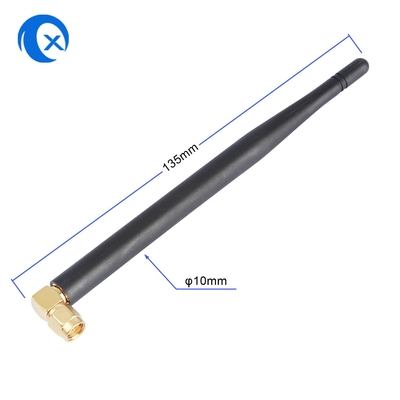 SMA Er Connector Mount High Gain 5dBi 868MHz 2.4G Anten NFC sabit sağ açı WiFi Rubber Duck Antenna for Router