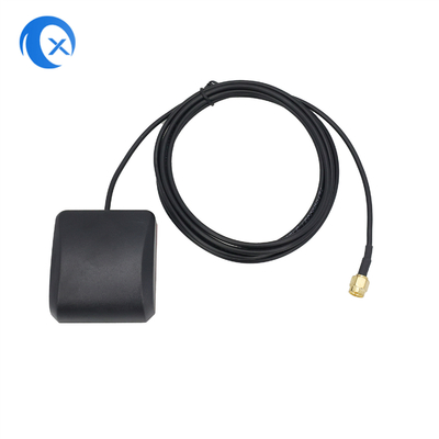 Yüksek Kazanç 27 dBi 1575.42 MHz Dış Araç Su geçirmez Aktif GPS Anten 3-5VDC Manyetik Gnss Anten SMA Erkek Bağlantı