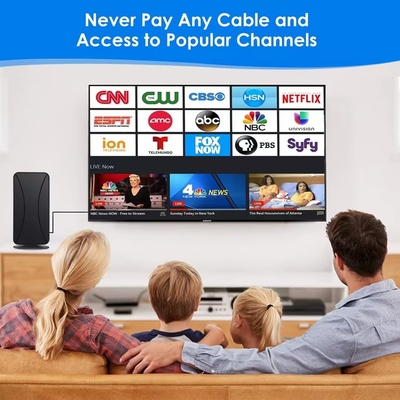 Açık Açık İçeride Uzun Menzilli HD TV Anten Sinyal Güçlendirici Dijital HD Anten Akıllı TV ve Tüm TV'ler İçin