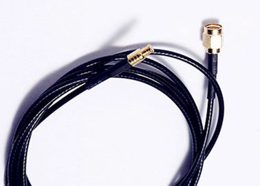 RG174 SMA Koaksiyel Kablo DC 6GHZ MCX / SMA Konnektör Kablosu 50 OHM Empedans