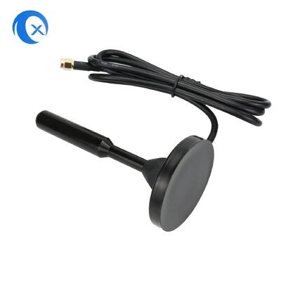 Kapalı/Açık Çok Yönlü 360° Dijital Çatı TV Anteni, Mıknatıslı Taban ve 3 Metre Koaksiyel Kablo