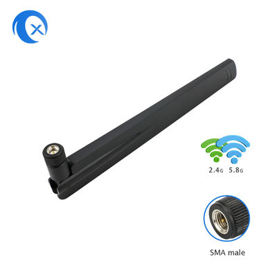Döner RP SMA Konnektörlü 5dBi 2.4G 5G Dual Band Omni WiFi Anteni
