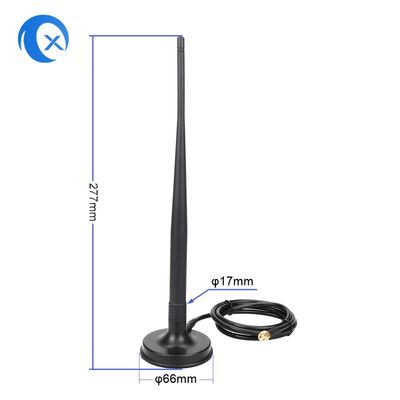 LMR195 Kablolu SMA Erkek Konnektör 4G LTE Manyetik Montaj Anteni