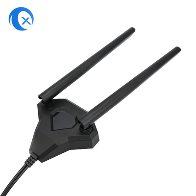 PCI-E WiFi Ağ Kartı Kablosuz Yönlendirici için 2.4GHz 5GHz Çift Bantlı Anten Manyetik Taban
