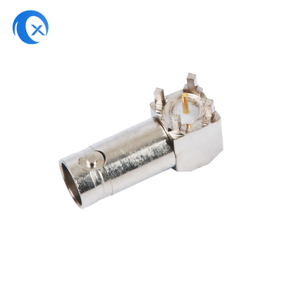 6GHZ CNC Makine Donanımı 1.5V BNC RF Kablo Konektörü 50 Ohm Empedans