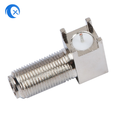 0 - 4 GHZ CNC Makine Donanımı Düşük Yansıma Metal F Tipi Konnektör