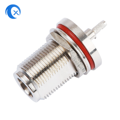 2500 VRMS CNC Makine Donanımı N Tipi dişi Konnektör 50OHM Empedans