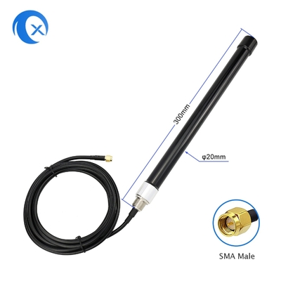 LMR195 SMA konektörlü Omni Yönlü Dış Mekan Suya Dayanıklı 4G Baz İstasyonu Fiberglas Anten
